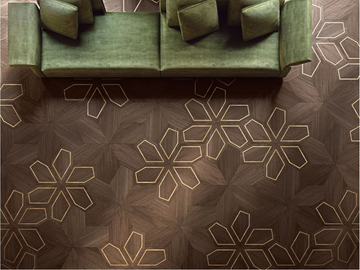 DESIGN PANELS AZALEA - Inlaid wooden parquet by FOGLIE D'ORO - view 2